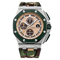 [스페셜오더]Audemars Piguet-오데마 피게 로얄 오크 오프쇼어 셀프와인딩 크로노그래프 세라믹베젤 Mans 시계 44mm