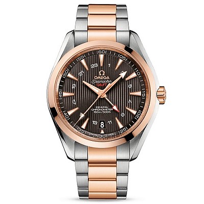 [스페셜오더]OMEGA-오메가 씨마스터 아쿠아 테라 150M 코액시얼 GMT 스틸 굿플래닛 시계 43mm