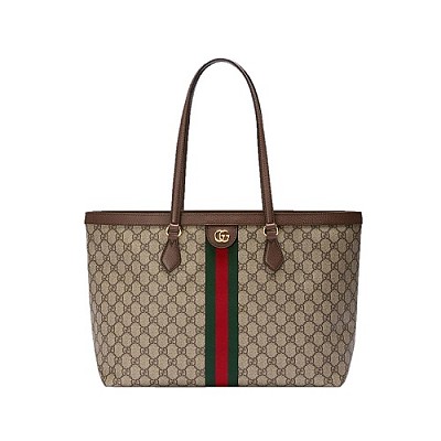 [스페셜오더]GUCCI-631685 9864 구찌 오피디아 버건디 GG 웹(Web) 미디엄 토트백