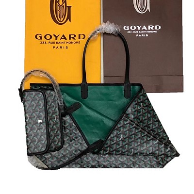 [스페셜오더]GOYARD-고야드 스페셜 에디션 그린 생루이 클레르 부아 토트백 PM/GM