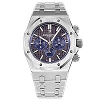 [AP전문OM팩토리][스페셜오더]Audemars Piguet-오데마 피게 로얄 오크 셀프와인딩 크로노그래프 핑크골드 블루다이얼 시계41mm