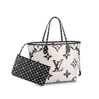 [스페셜오더]LOUIS VUITTON-M56583 루이비통 크림 루즈 모노그램 자이언트 LV 크래프티 네버풀 MM