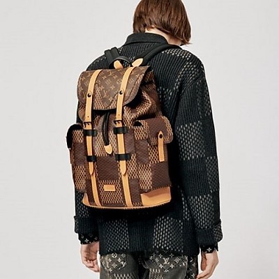 [스페셜오더]LOUIS VUITTON-M58495 루이비통 블랙 토뤼옹 가죽 크리스토퍼 XS