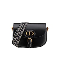 DIOR-디올 블루 Oblique 자카드 Dior Bobby 미디엄 호보백 22cm - M9319UTZQ_M928