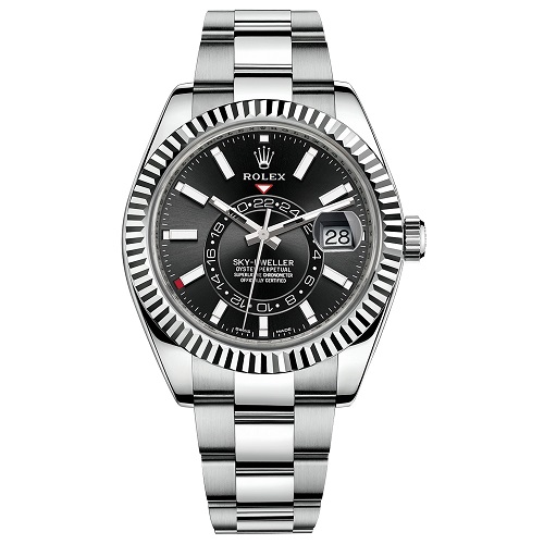 [스페셜오더]ROLEX-롤렉스 SKY-DWELLER 스카이 드웰러 스틸 블랙 홍콩명품시계 42mm