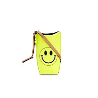 [스페셜오더]LOEWE-A685 로에베 네츄럴/옐로우 라피아 Smiley Slit bag 스마일리 슬릿 백