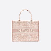 [스페셜오더]CHRISTIAN DIOR-M1296 디올 블루 메쉬 자수 스몰 BOOK TOTE 백