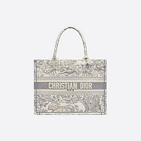 [스페셜오더]CHRISTIAN DIOR-M1296 디올 블랙 메쉬 자수 스몰 BOOK TOTE 백