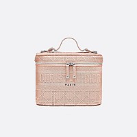 [스페셜오더]DIOR-S5417 디올 라이트 그레이 오블리크 자수 Diortravel 배니티 케이스