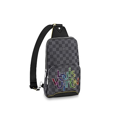 [스페셜오더]LOUIS VUITTON-N40404 루이비통 블루 다미에 그라파이트 애비뉴 슬링 백