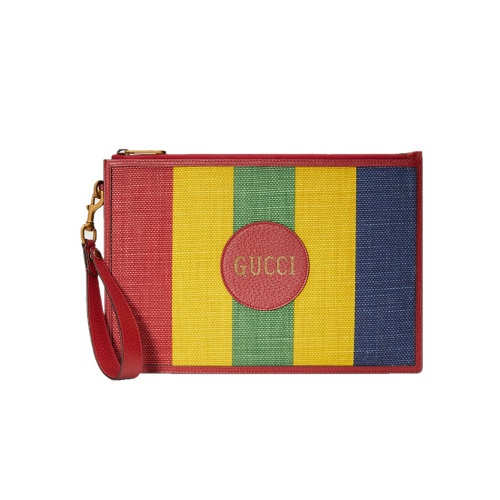 [스페셜오더]GUCCI-625602 8946 구찌 바이아데라 스트라이프 캔버스 파우치