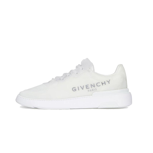 GIVENCHY-BH002WH 지방시 화이트 윙 로우탑 투명 스니커즈 남성용