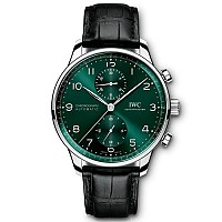 [스페셜오더]IWC-371480 아이더블유씨 포르투기저 크로노그래프 레드 골드 실버다이얼 레플리카워치 41mm