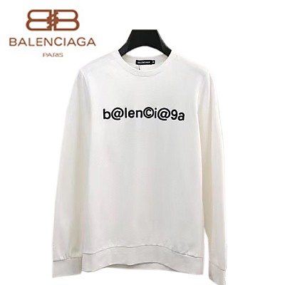 BALENCIAGA-082615 발렌시아가 네이비 아플리케 장식 스웨트셔츠 남성용