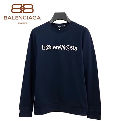 BALENCIAGA-082613 발렌시아가 화이트 아플리케 장식 스웨트셔츠 남성용