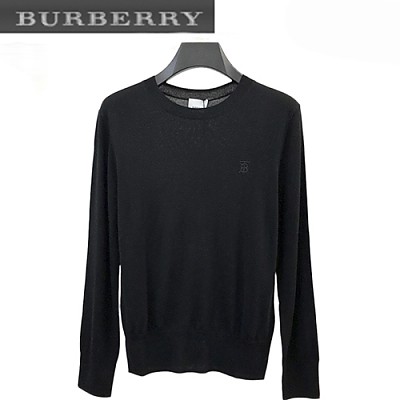 BURBERRY-08287 버버리 라이트 블루 TB 로고 디테일 스웨터 남성용