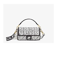 [스페셜오더]FENDI-8BR600 펜디 베이지 시어링 바게트 백