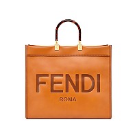 [스페셜오더]FENDI-8BH372 펜디 블랙 핫 스탬프 선샤인 라지 쇼퍼 백