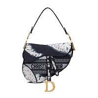 [스페셜오더]DIOR-M0446 디올 블루 오블리크 자카드 SADDLE 백