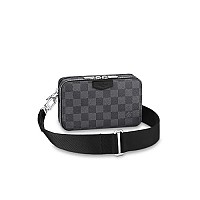 [스페셜오더]LOUIS VUITTON-N60414 루이비통 블루 다미에 그라파이트 자이언트 알파 웨어러블 월릿