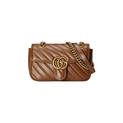 [스페셜오더]GUCCI-446744 1711 구찌 GG 마몽 그레이 미니 숄더백