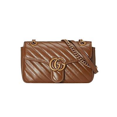 [스페셜오더]GUCCI-443497 4567 구찌 GG마몽 블루 벨벳 플라워 아플리케 스몰 숄더백