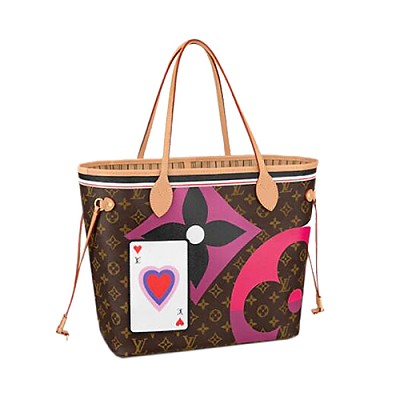 [스페셜오더]LOUIS VUITTON-M56584 루이비통 크림 카멜 모노그램 자이언트 LV 크래프티 네버풀 MM