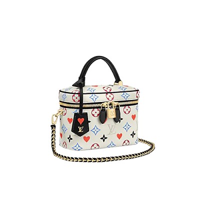 LOUIS VUITTON-M25219 루이비통 화이트 모노그램 램스킨 베니티 PM