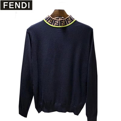 FENDI-12077 펜디 화이트 더블 F 디테일 스웨터 남성용