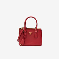 PRADA-1BA906 프라다 파우더 핑크 사피아노 갤러리아 미니 토트백 20cm