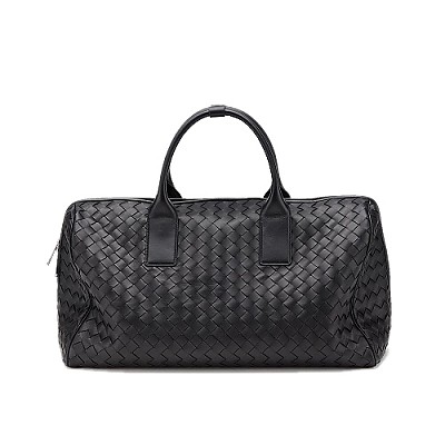 [스페셜오더]BOTTEGA VENETA-630251 보테가 베네타 블랙 인트레치아토 미디엄 더플 여행용 가방