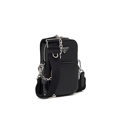 [스페셜오더]PRADA-1BH183 프라다 화이트 사피아노 가죽 미니 백