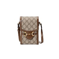 [스페셜오더]GUCCI-‎658549 8563 구찌 브라운 홀스빗 GG 수프림 1955 카드 케이스