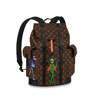 [스페셜오더]LOUIS VUITTON-M55138 루이비통 블랙 에삐 LV 써클 크리스토퍼 백팩