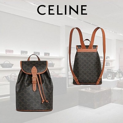 CELINE-197662 셀린느 탠 트리옹프 FOLCO/폴코 미니 백팩 18.5cm