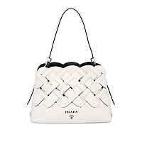 [스페셜오더]PRADA-1BA290 프라다 브라운 송아지 가죽 트레스 핸드백