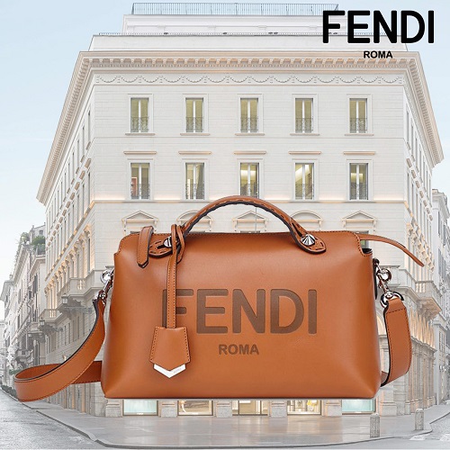 [스페셜오더]FENDI-8BL146 펜디 브라운 바이 더 웨이 미디엄 보스턴 백