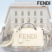 [스페셜오더]FENDI-8BL146 펜디 그레이 엘라프 바이 더 웨이 미디엄 보스턴 백