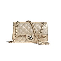 [스페셜오더]CHANEL-A69900 샤넬 핑크 트위드 브레이드 골드메탈 미니 플랩백 