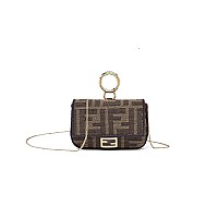 [스페셜오더]FENDI-7AR798 펜디 더블 F 나노 바게트 참