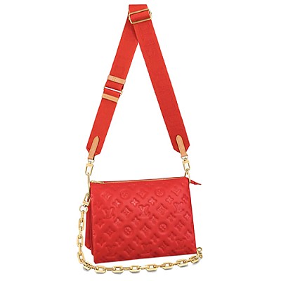 [스페셜오더]LOUIS VUITTON-M59398 루이비통 블랙/화이트 모노그램 램스킨 쿠상 PM