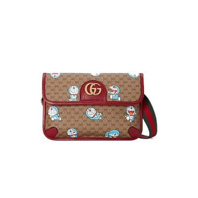 [스페셜오더]GUCCI-‎‎‎‎647817 8587 구찌 GG수프림 도라이몽 x 구찌 스몰 벨트백