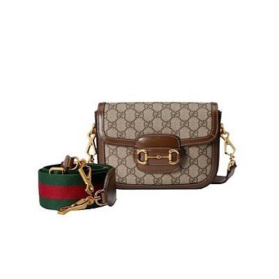 [스페셜오더]GUCCI-‎‎‎‎‎‎658574 8391 구찌 블루 오가닉 GG 홀스빗 1955 미니 백