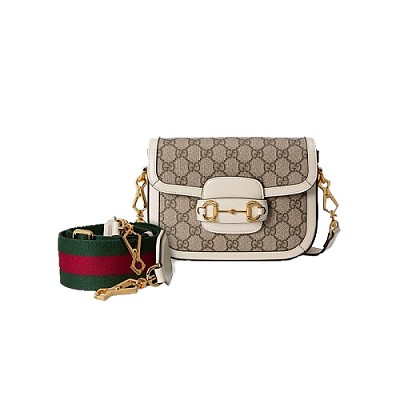 [스페셜오더]GUCCI-‎‎‎‎‎‎658574 8391 구찌 블루 오가닉 GG 홀스빗 1955 미니 백