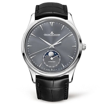 [스페셜오더]JAEGER LECOULTRE-예거 르쿨트르 마스터 울트라 씬 문 다이아 스틸 실버 여성시계 34mm #예거르쿨트르레플리카