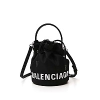 [스페셜오더]BALENCIAGA-619458 발렌시아가 레드 WHEEL XS 드로스트링 스몰 버킷백