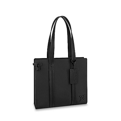 LV-M57080 루이비통 블랙 LV 에어로그램 테크오프 메신저 28cm