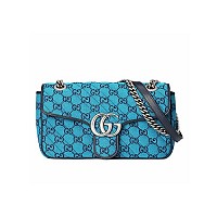 [스페셜오더]Gucci-443497 구찌 화이트 더블 G 스터드 GG 마몽 스몰 숄더백 26cm