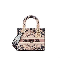 [스페셜오더]DIOR-M0565 디올 더스트 핑크 울트라 매트 미듐 LADY DIOR 토트백