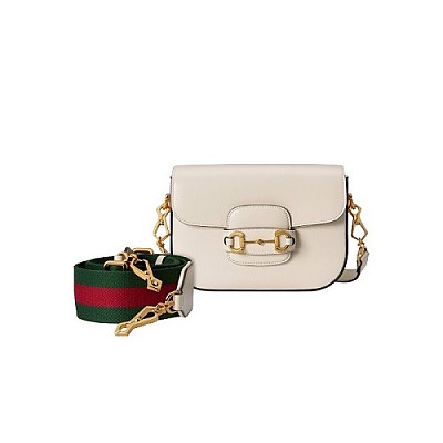 [스페셜오더]GUCCI-658574 9759 구찌 화이트 홀스빗 GG 수프림 1955 미니 핸드백